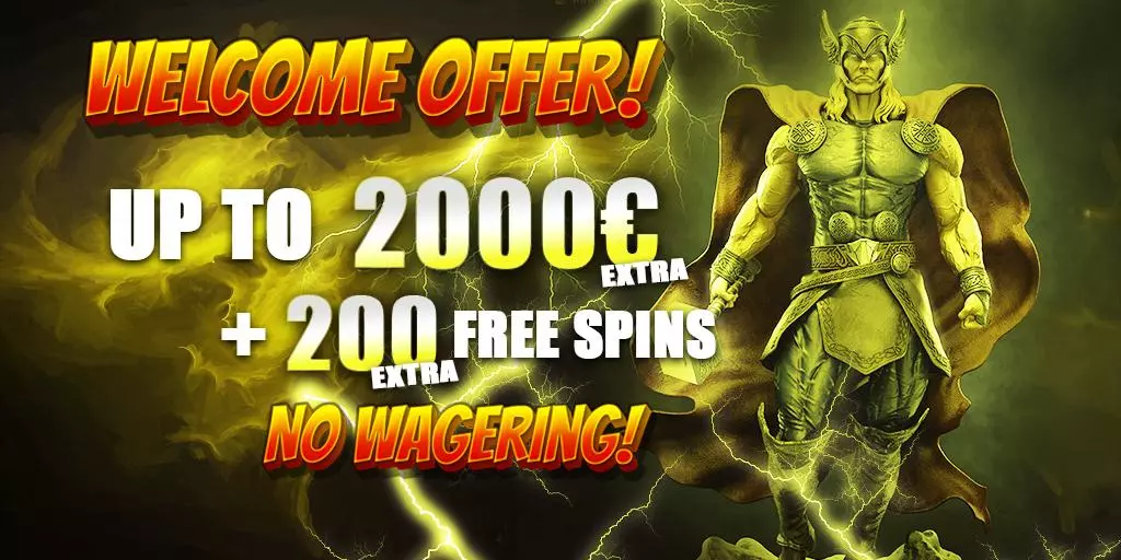 Welcome Offers on Thor Casino